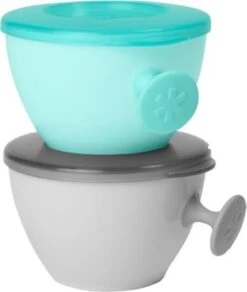 Skip Hop Breischalen Easy Grab, Grau/türkis