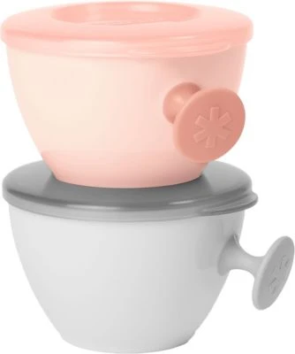Skip Hop Breischalen Easy Grab, Grau/koralle 3 Skip Hop Breischalen Easy Grab, Grau/koralle