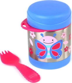 Skip Hop Zoo Thermoskanne Für Essen Mit Einer Gabel - Schmetterling