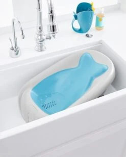 SKIP HOP Klappbarer Badesessel Moby Blau 0-6m -Skip Hop 39644ad24c5481bd119941361adbe03d