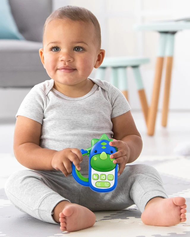 SKIP HOP Spielzeug-Musiktelefon Dinosaurier 6 M + 6 SKIP HOP Spielzeug-Musiktelefon Dinosaurier 6 M + – Bild 4