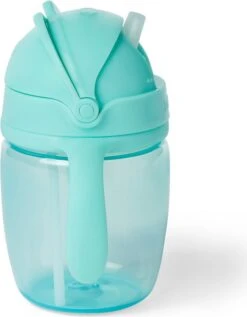 SKIP HOP Ess-Set Mit Becher 5-tlg. Easy-Feed Mealtime Set Petrol / Grau 6m + -Skip Hop 54bb6c41e5833823437e197c3b108711