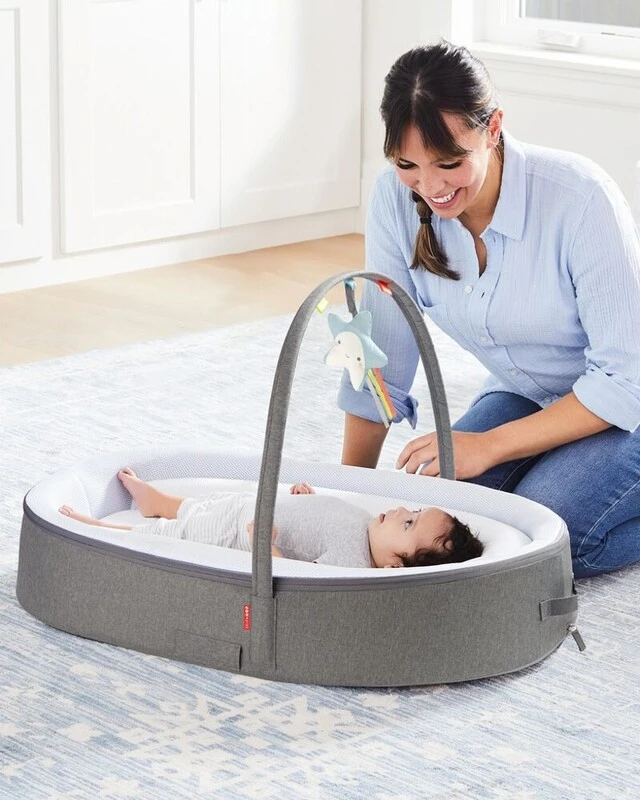 SKIP HOP Nest Für Baby Grey Melange 0m + 6 SKIP HOP Nest Für Baby Grey Melange 0m + – Bild 4
