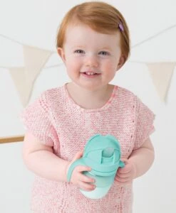 SKIP HOP Ess-Set Mit Becher 5-tlg. Easy-Feed Mealtime Set Petrol / Grau 6m + -Skip Hop a57f8e7dd35ab7a50d621de9edbd1d06