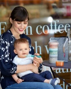 Skip Hop Set Mit 3 Reise-Lebensmittelbehältern Koralle/Blaugrün -Skip Hop b74c3448bfcfacada67e992be52a4fc1