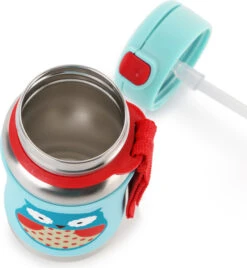 Skip Hop Zoo Edelstahl Trinkflasche Mit Strohhalm Sovička 12m+ -Skip Hop b7c0cac968e6caa549b47e4f175c0980