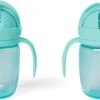 SKIP HOP Wachstumsbecher Sip-to-Straw Teal 6 M + -Skip Hop c75a52bac12b35bda44edd17906036fe