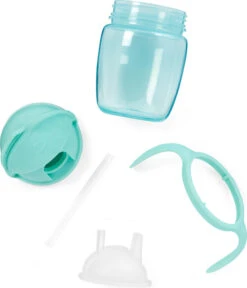 SKIP HOP Wachstumsbecher Sip-to-Straw Teal 6 M + -Skip Hop d162ac86e5c372c8dd79bdeccd8cabd1