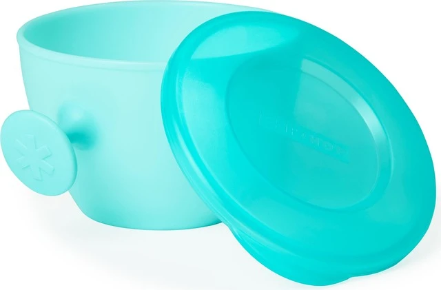 Skip Hop Schüsseln Mit Deckel Und Halter Easy Grab Grey, Teal 2 X 240ml, 3m + 12 Skip Hop Schüsseln Mit Deckel Und Halter Easy Grab Grey, Teal 2 X 240ml, 3m + – Bild 10