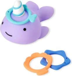 SKIP HOP Zoo Wasserspielzeug Ringe Narval