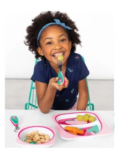 Skip Hop -Skip Hop skip hop 2tlg besteck flamingo in grun silber 1