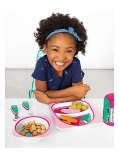 Skip Hop 2tlg. Besteck "Flamingo" In Grün/ Silber -Skip Hop skip hop 2tlg besteck flamingo in grun silber 3