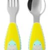 Skip Hop 2tlg. Besteck "Hai" In Gelb/ Silber -Skip Hop skip hop 2tlg besteck hai in gelb silber