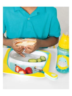 Skip Hop 2tlg. Besteck "Hai" In Gelb/ Silber -Skip Hop skip hop 2tlg besteck hai in gelb silber 3