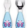 Skip Hop 2tlg. Besteck "Schmetterling" In Hellblau -Skip Hop skip hop 2tlg besteck schmetterling in hellblau