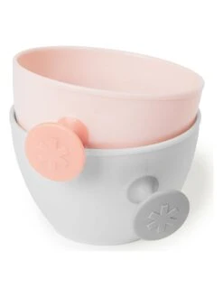 Skip Hop 2tlg. Set: Esslernschalen "easy Grab" In Grau/ Rosa - 2x 240ml -Skip Hop skip hop 2tlg set esslernschalen easy grab in grau rosa 2x 240ml 6