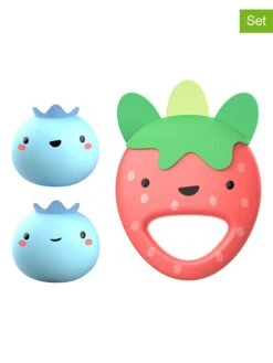 Skip Hop 3tlg. Rassel-Set "Beerenfrüchte" - Ab 6 Monaten