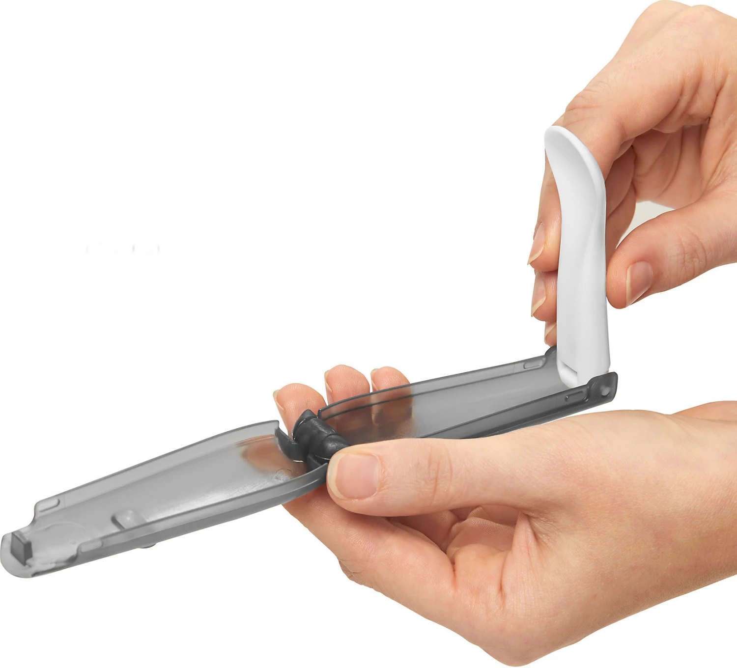 Skip Hop Easy Serve Reiselöffel, Grau/türkis 5 Skip Hop Easy Serve Reiselöffel, Grau/türkis – Bild 3