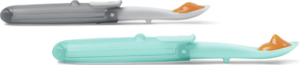 Skip Hop Easy Serve Reiselöffel, Grau/türkis 6 Skip Hop Easy Serve Reiselöffel, Grau/türkis – Bild 4