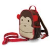 Skip Hop Rucksack "Affe" In Braun/ Rot - (B)19 X (H)23 X (T)8 Cm