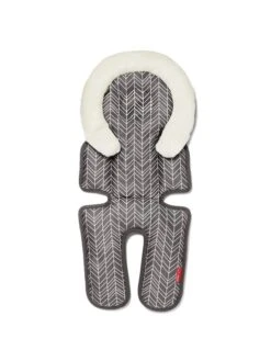 Skip Hop Sitzverkleinerer "Feather" In Weiß/ Grau - (B)27 X (T)61 Cm