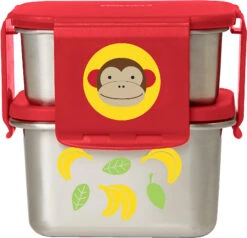 Skip Hop Zoo Edelstahl-Lunch-Set Affe